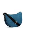 Borbonese Luna Bag Middle Jet Hobo a tracolla - 2