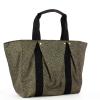 Borbonese Shopping Bag Large in Nylon Riciclato OP Naturale Nero - 2