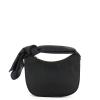 Borbonese Borsa Luna Bag Petite in Nylon Riciclato Dark Black - 1