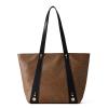 Borbonese Shopping Bag Medium in tela rivestita OP Naturale Nero - 3
