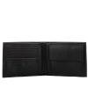 Wallet pebbled leather Edge w. coin pouch-BLACK-UN