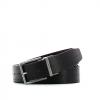 Doubleface leather belt 3.5 cm-BLACK-115