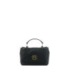 Liya leather minibag-NOIR/NOIR-UN