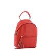 Leonie Mini Leather Backpack-COQUELICOT-UN
