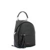 Leonie Mini Leather Backpack-NOIR-UN
