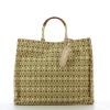 Coccinelle Borsa a mano Never Without Jacquard Multicolor Natural Caramel - 1