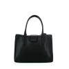 Leather Handbag-NERO-UN