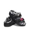 Crocs Classic Cozzy Disco Glitter Sandal Black Multi - 5