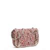 Guess Borsa a tracolla Cessily Tweed Pink Multi - 2