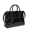 Guess Borsa a mano Enisa stampa cocco Black - 2