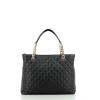 Carryall Lou Quilted in Leather-BLA-UN