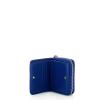 Iuntoo Mini Portafoglio Due Comparti in pelle liscia Eleganza Bluette - 3
