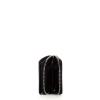 Iuntoo Mini Portafoglio Due Comparti in pelle liscia Eleganza Nero - 4
