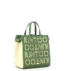 Iuntoo Shopper Piccola Graziosa con logo Salvia Beige - 2