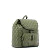Quilted backpack-VERDE-UN