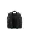 Small backpack in leather-NERO-UN