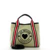 Love Moschino Shopper Small in Canvas Made With Love - 5