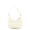Love Moschino Hobo Bag Small Embroidery Quilt Bianco - 3