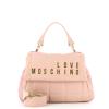 Love Moschino Borsa a mano Embroidery Quilt Nude - 4