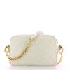 Love Moschino Camera Bag Shiny Quilted Off White - 3