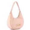 Love Moschino Hobo Bag Shiny Quilted Nude - 2