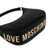 Love Moschino Hobo Bag Small Eco-Friendly Giant Logo Nero - 3