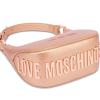 Love Moschino Hobo Bag Small Eco-Friendly Giant Logo Rose Gold - 3