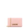Love Moschino Clutch Shiny Quilted Cipria - 1