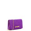Love Moschino Clutch Shiny Quilted Viola - 2
