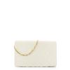 Love Moschino Clutch Shiny Quilted Bianco - 3