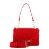 Love Moschino Borsa a spalla Shiny Quilted Rosso - 4