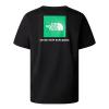 The North Face T-Shirt Redbox TNF Black Optic Emerald - 2