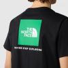 The North Face T-Shirt Redbox TNF Black Optic Emerald - 6