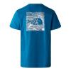 The North Face T-Shirt Redbox Celebration Adriatic Blue - 2