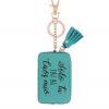 Woman Tag Keyholder Caos-TURQUOISE-UN