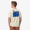 Patagonia T-Shirt Sunrise Rollers Responsibili-Tee® Birch White - 4