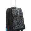 Cabin size trolley with stow-away shoulder pads