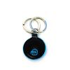 Round double ring keyholder Blue Square