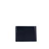 Men wallet with coin pouch Blue Square