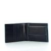 Wallet with coin pouch Blue Square-BLU/2-UN