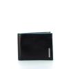 Men wallet with twelve slots Blue Square-NERO-UN