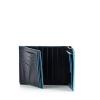 Wallet with coin pouch Blue Square-BLU2-UN