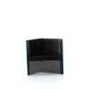 Pocket wallet w. ID window Blue Square-NERO-UN
