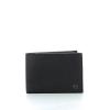Wallet with coin pouch Black Square-BLU-UN