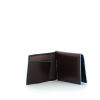 Men wallet w. money clip Blue Square-MOGANO-UN