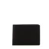 Leather wallet with coin pouch-MARRONE-UN