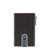 Piquadro Porta carte di credito con Sliding System con portamonete RFID Black Square - 1