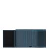 Piquadro Portafoglio Verticale RFID Blu Square - 4