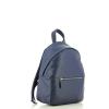 Small leather backpack-BLU-UN