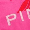 Pinko Shopper Beach in canvas riciclato Rosa Rosso - 4
